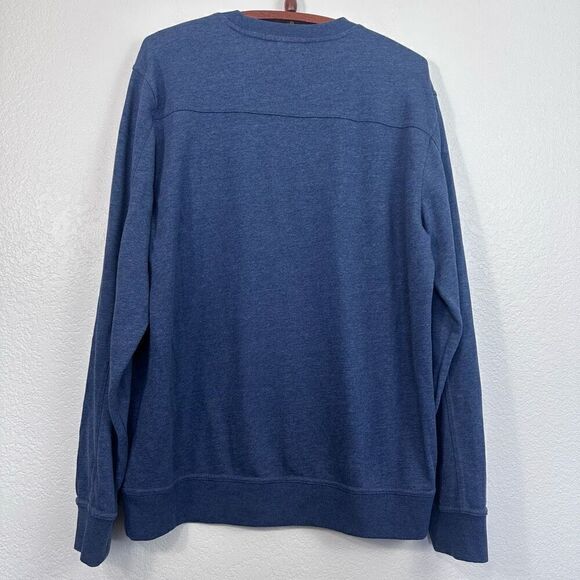 PrAna Patch Pullover Crew in Prana Denim Heather Size L - Picture 12 of 12